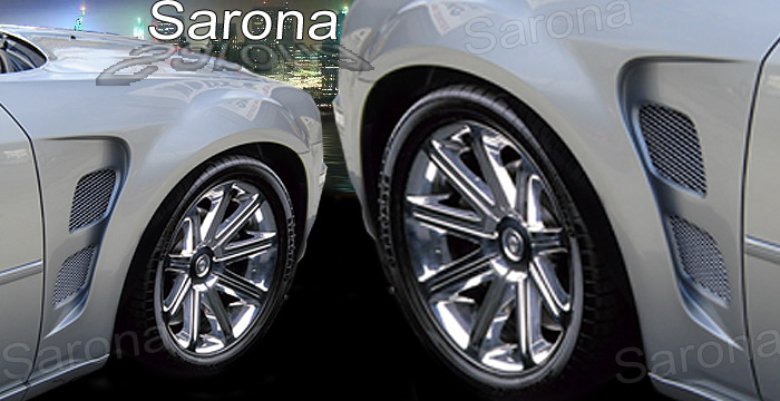 Custom Chrysler 300C  Sedan Fenders (2005 - 2010) - $980.00 (Manufacturer Sarona, Part #CR-003-FD)